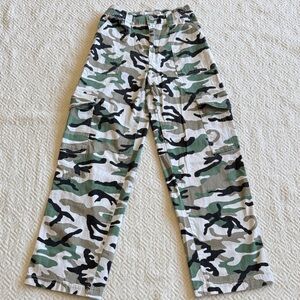 Almost Famous Camouflage Wide Leg Pants Sz S